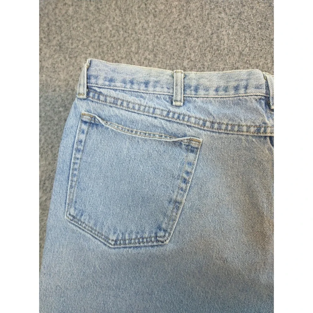 Wrangler Authentics Mens Light Wash Straight Leg Denim Jeans 40x29 97601RZ